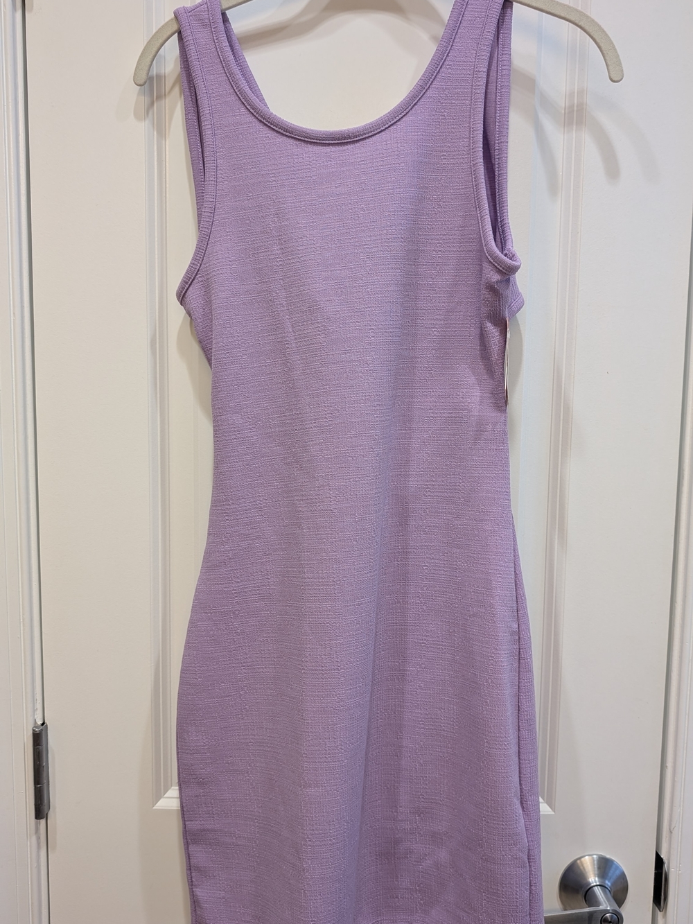 Roxy Lilac Ribbed Tank Dress - Picture 4 of 9